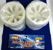 Vintage IMEX #7067 / IMX7067 Jumbo Kong White 2 Rims for T-Maxx E-Maxx  NOS picture