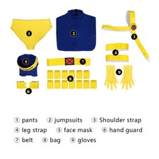 X-men '97 Cyclops Cosplay Costume Accessories Jumpsuit With Belts Halloween picture