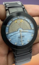 Beautiful Look Rado Jubile Blue Dial Quartz Working Men's Black-Tone Wristwatch picture