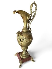 Monumental 19th Century French Renaissance Revival Griffin Ewer Marble Base picture