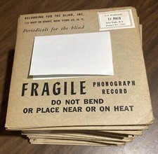 RARE 1963-1964 NY Times “News Of The Week” Blind Audio Records - 50 Options picture
