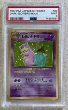 1997 Pokémon Japanese Rocket Dark Slowbro Holo PSA 9 picture