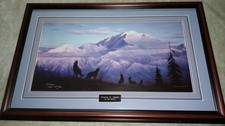 *Chorus In Denali*Signed Print By: Tok Hwang 37/999 Beautiful Professional Frame picture