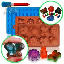 2 Pack Chocolate Molds Bear, Butterfly, Flower Molds for Chocolate & Gummy Molds picture