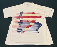 Vintage 90s Champion 1996 Atlanta Olympics T-Shirt Mens L Single Stitch USA Made picture