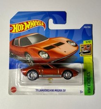 Hot Wheels 71 Lamborghini Miura SV 2022 Super Treasure Hunt STH Short Card Rare picture