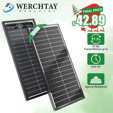 100 Watt Solar Panel Bifacial N-Type 12V Home PV Power Off-Grid RV Camper System picture
