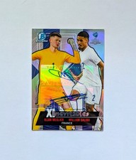William Saliba Ilan Meslier Dual Auto Xinevitables /99 2022 Bowman Chrome Soccer picture