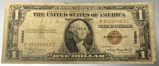 1935-A $1 Hawaii Silver Certificate Fr. 2300 WWII Emergency Note Brown Seal -CH2 picture