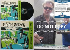 Brian Setzer Signed Dirty Boogie Album Proof Beckett COA Autographed Vinyl picture