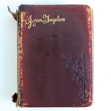 Antique Book The Poetical Works of Jean Ingelow 1887 1st Edition Leather Cover picture