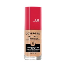CoverGirl Outlast Extreme Wear Liquid Foundation #825 Buff Beige picture