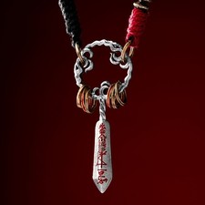 Taoist Masterblade Shi Dao Pendant Cinnabar Talisman Chinese Amulet Gift picture
