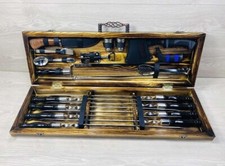 Skewers set grill set barbecue set BBQ shashlik set mangal set (7801) picture
