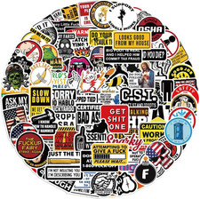 100Pcs Funny Hard Hat Stickers (Dirty) for Adult Tool Box, Helmet, Prank Meme Vi picture