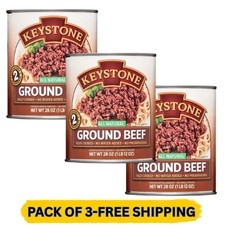 Free Shipping Keystone All Natural Ground Beef, 28 oz Can 3 cans picture