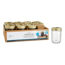 Mainstays 8 oz Mason Jars with Lids and Rings 12-Pack Small Glass Jars picture