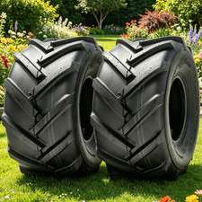 2PCS 18x9.50-8 Lawn Mower Tires 18x9.5-8 4PR Heavy Duty 18x9.5x8 Turf Tires TL picture