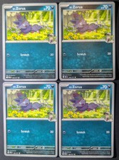 4x Playset N's Zorua Regular 136/217 NM - Ascended Heroes - English picture