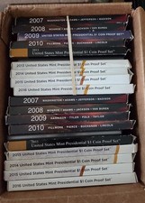 2007 to 2016 S PROOF PRESIDENTIAL DOLLAR SET with Boxes and COE's picture