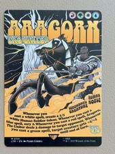 Aragorn, the uniter (borderless poster) - English - MTG LTR - NM picture