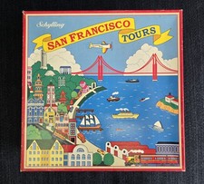 Vintage Schylling San Francisco Tours Tin Wind Up Toy Collector Series In Box picture