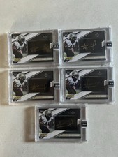 2017 Panini Instant Black Friday Alvin Kamara Rookie Autuograph Set 1/5 Thru 5/5 picture