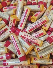 Lot of 15 Burt's Bees STRAWBERRY 🍓 Moisturizing Lip Balm 0.15 oz each burts bee picture