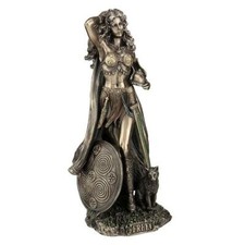 5 inch Norse Goddess Norse God - Freya Sculpture Statue Figurine picture