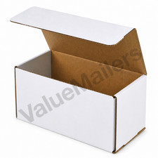 8x4x4 White Corrugated Shipping Mailers Packing Box Boxes Folding 100 To 1000 picture