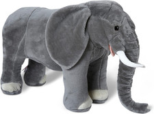 Melissa & Doug Giant Elephant - Lifelike Stuffed Animal (Over 3 Feet Long) picture