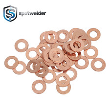 100Pcs Auto Dent Welding Washers Pull Rings Car Body Repair US picture