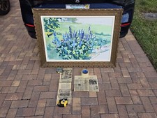 Original Painting On Canvas By Canadian Artist Josee Nadeau OOAK 32×44 RARE picture