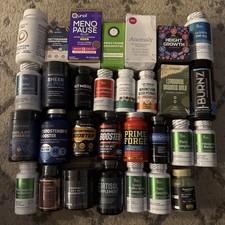 Huge Wholesale Lot Of 30 Assorted Vitamins & Supplements NEW & Sealed 2027/28/29 picture
