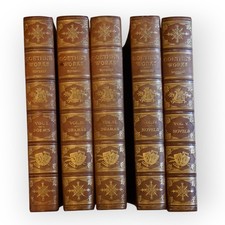1885 George Barrie Edition of The Works of Goethe Illustrated 5 Volume Set picture