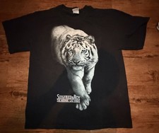 Vintage 90s Siegfried & Roy The Mirage White Tiger Double Sided Graphic T-shirt picture