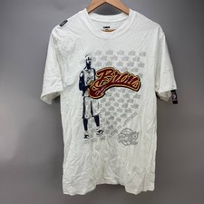 NBA UNK Mens LeBron James Cleveland Cavaliers White Short Sleeve T-Shirt Sz 2XL picture