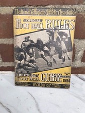1934 Spalding's Football NCAA Official Intercollegiate Guide and Rules Book  picture