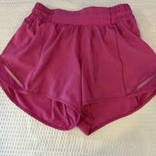 🌼Lululemon🌷Hotty Hot HR Shorts🌷Size 2🌷Sonic Pink Ins 4”🌼Excellent Cond picture