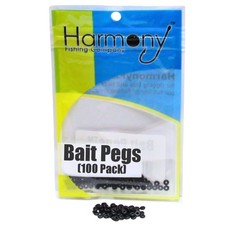 Bait Pegs (100 Pack) - Fishing Soft Plastic Lure Holders/Keepers/Savers picture