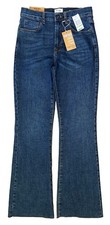 kensie VINTAGE LUXE THE SAVANNAH High Rise Flare Blue Jeans~Wmns 8/29~NWT $88 picture