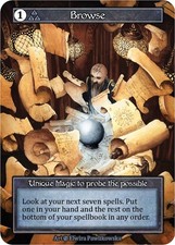 Browse (Foil) - NM - Sorcery Contested Realm Beta picture