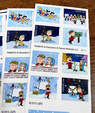 Genuine USPS Forever Stamps – Charlie Brown – 5 Sheets of 20 – 100 Stamps picture