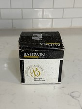 NOS Vintage 1992 Baldwin Brass  Collection Entrance Hardware Kit 2-3/4” Backset picture