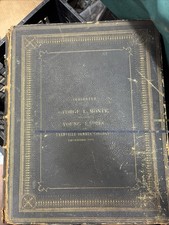Antique 1858 Holy Bible KJV Presentation Copy Farmville Female College Virginia picture