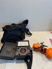 Triplett Model 4 Craft Test Set Telecom Multimeter w/ Orange Butt Set & Bag picture