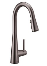 Moen Sleek 7864BLS Pull Down Kitchen Faucet Black Stainless Steel picture