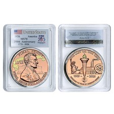 2025 Final Penny Commemorative Coin MS70 US 250 Anniversary One Cent Collectible picture