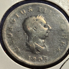 Great Britain 1806 Half Penny 1/2d GB5176 - 200+ Year-Old Piece of Brittania picture