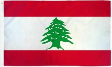 Lebanon Flag 2x3ft House Flag Lebanese Flag 100D  picture